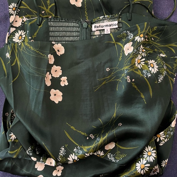 Reformation Frankie Silk Dress - Buena - Picture 7 of 7